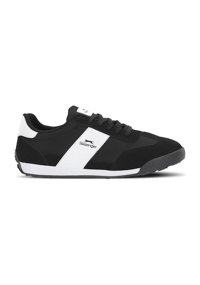Slazenger Platın I Erkek Siyah / Beyaz Günlük Spor Ayakkabısı Siyah - Beyaz