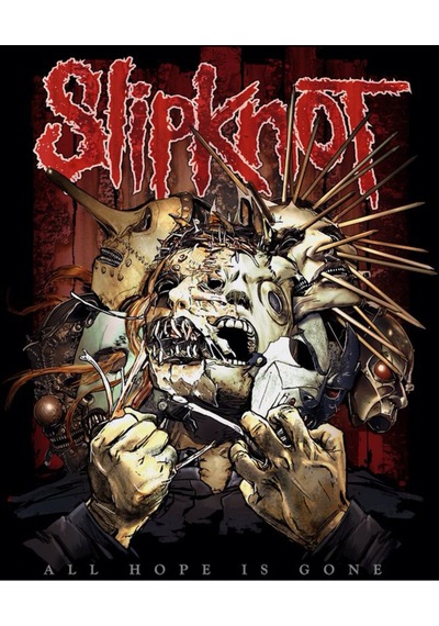 Slipknot Baskılı Unisex %100 Pamuk Siyah Kapüşonlu Sweatshirt Siyah
