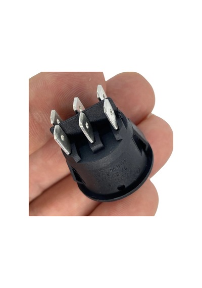 Ic-134-6 Yuvarlak Tekne Tipi Anahtar On-off-on 6p