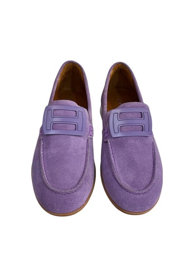 Tufan Shoes Lila Hakiki Süet Deri Toka Detay Comfort Günlük Ayakkabı Lila