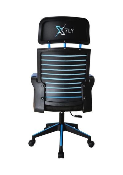 Xfly Plastik Ayaklı Oyuncu Koltuğu - Mavi File - 2395D0542