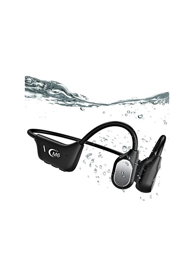 Kemik İletimli Kulaklık, Açık Kulak Su Geçirmez Yüzme Kulaklığı, Bluetooth 5.4, Dahili Mp3 Çalar, 16g Bellek, A
