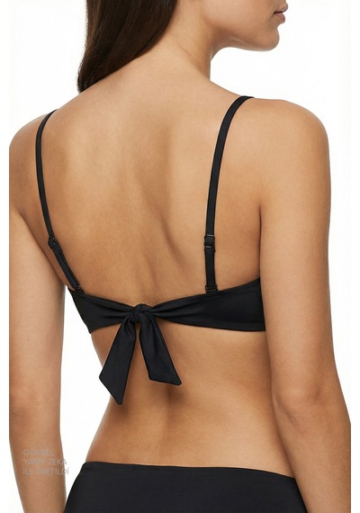 Penti Siyah Straplez Cup Bikini Üstü