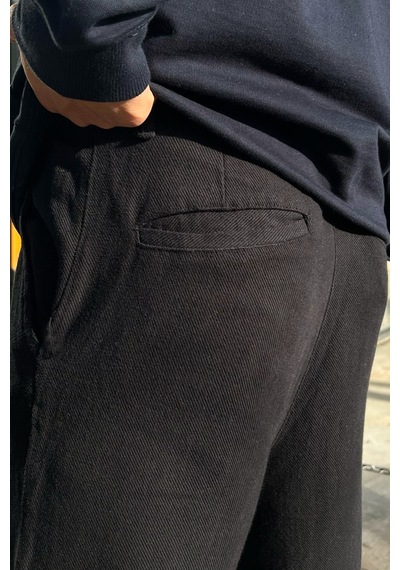 Basic Siyah Premium Kumaş Pantolon-siyah Siyah
