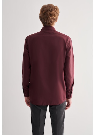 İmza Bordo Sert Yaka Uzun Kol Easy To Iron Comfort Fit Pamuklu Gömlek 1004255182 Bordo İmza Bordo Sert Yaka Uzun Kol Easy To Iron Comfort Fit Pamuklu Gömlek 1004255182 Bordo