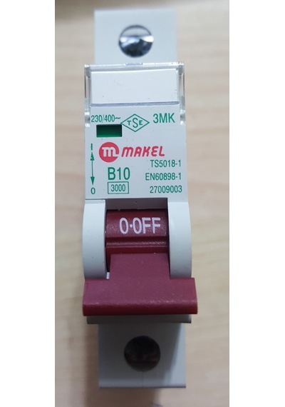 Makel 10 Amper B10 Otomat Sigorta