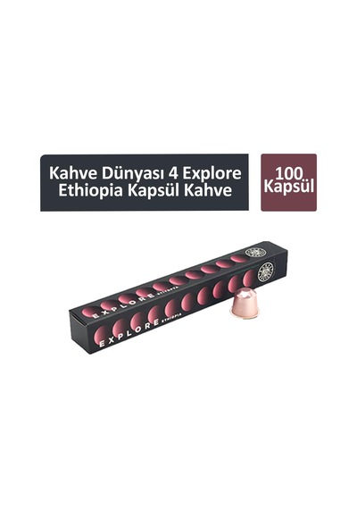 Kahve Dünyası 4 Explore Ethiopia Kapsül Kahve 10 x 100 Kapsül