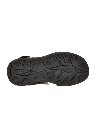 Voyager Erkek Outdoor Trekking Sandalet Kapalı Burun Cırtlı Günlük Yürüyüş Gri E337 M