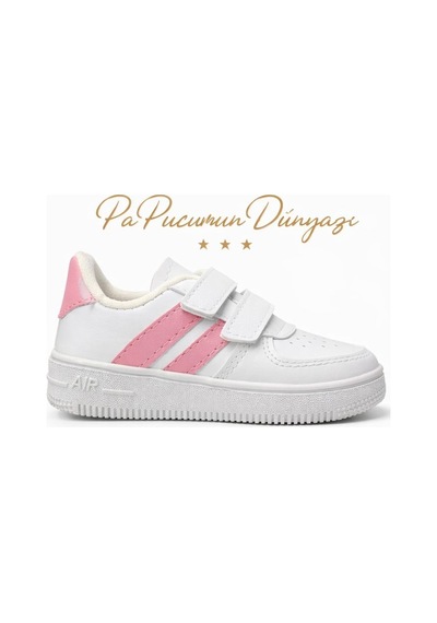 Papucumun Dünyası Günlük Bebek Çocuk Sneaker Cırt Cırt Bantlı Spor Ayakkabı Yürüyüş Ayakkabısı Pembe Papucumun Dünyası Günlük Bebek Çocuk Sneaker Cırt Cırt Bantlı Spor Ayakkabı Yürüyüş Ayakkabısı Pembe