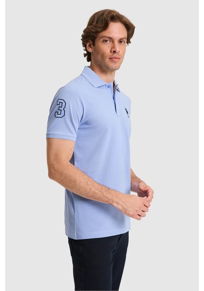U.s. Polo Assn. Erkek Lila Tişört Basic 50326920-vr245 Lavanta