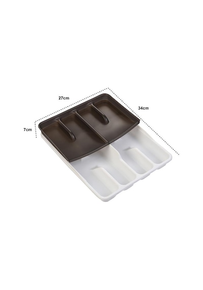 Moonstar Çekmece İçi Kaşıklık 9 Gözlü Çift Katlı Çatal Bıçak Organizer 34x27 CM