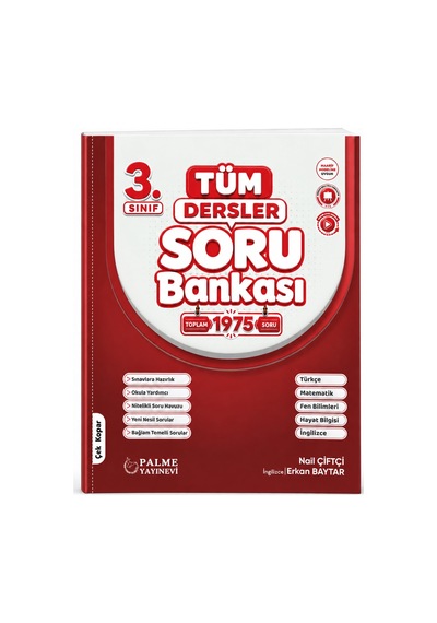 Palme Yayınevi 3. Sınıf Tüm Dersler Soru Bankası