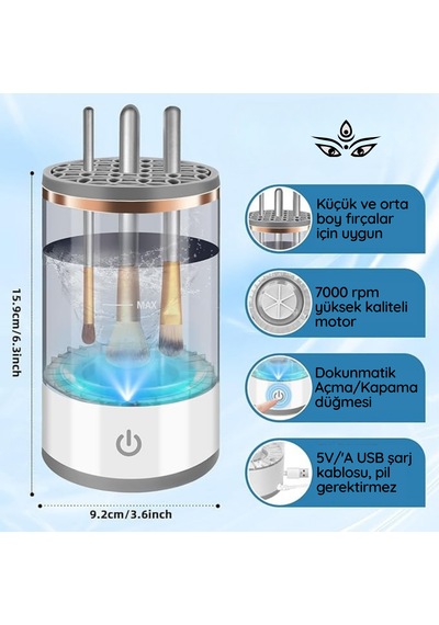 Bienvenue Elektrikli Makyaj Fırçası Temizleme Makinesi