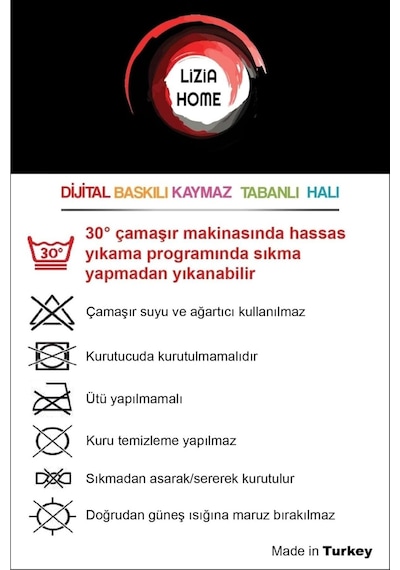 Viva Home Kaymaz Tabanlı Makinede Yıkanabilir Patchwork Rulo Yolluk Halı, Turuncu, 80 X 300 Çok Renkli