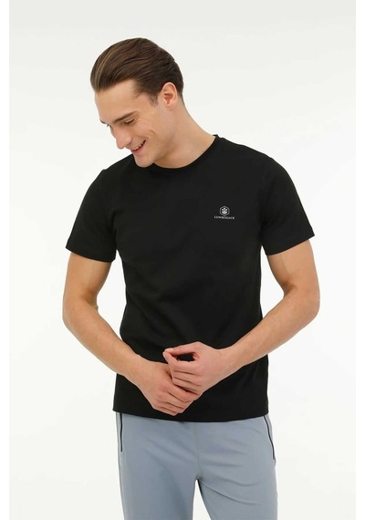 Lumberjack Erkek Bisiklet Yaka T-shirt M-ct102 Siyah Siyah