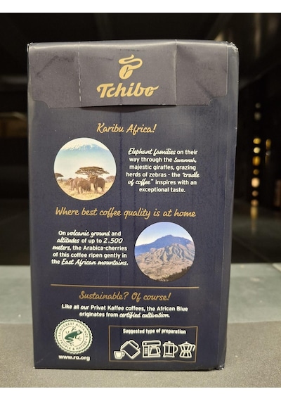 Tchibo Privat Kaffee African Blue Filtre Kahve 250 Gr Öğütülmüş