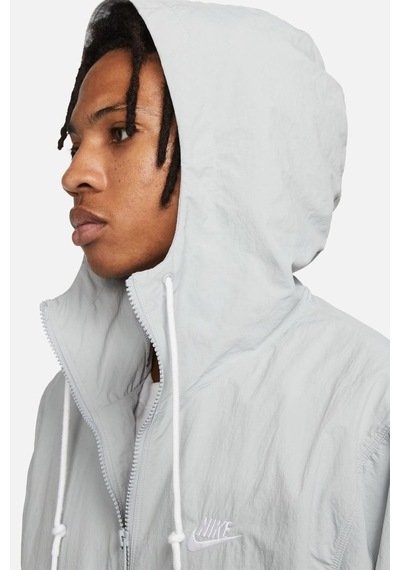 Nike Club Woven Men's Full Zip Jacket Erkek Dokuma Spor Ceket Gri
