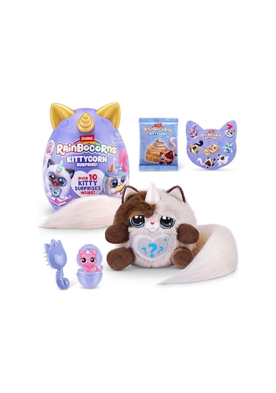 Raınbocorns Kıttycorn Surprız S3-92104 Ekru Kuyruk Çok Renkli
