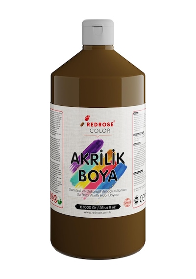Açık Kahverengi Akrilik Boya 1000 Gr