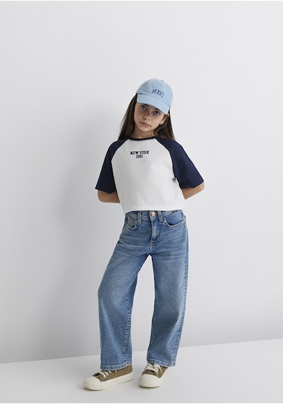 Çocuk Mavi - Azra 90lar Indigo Mavisi Jean Pantolon 7010510-88228 Mavi