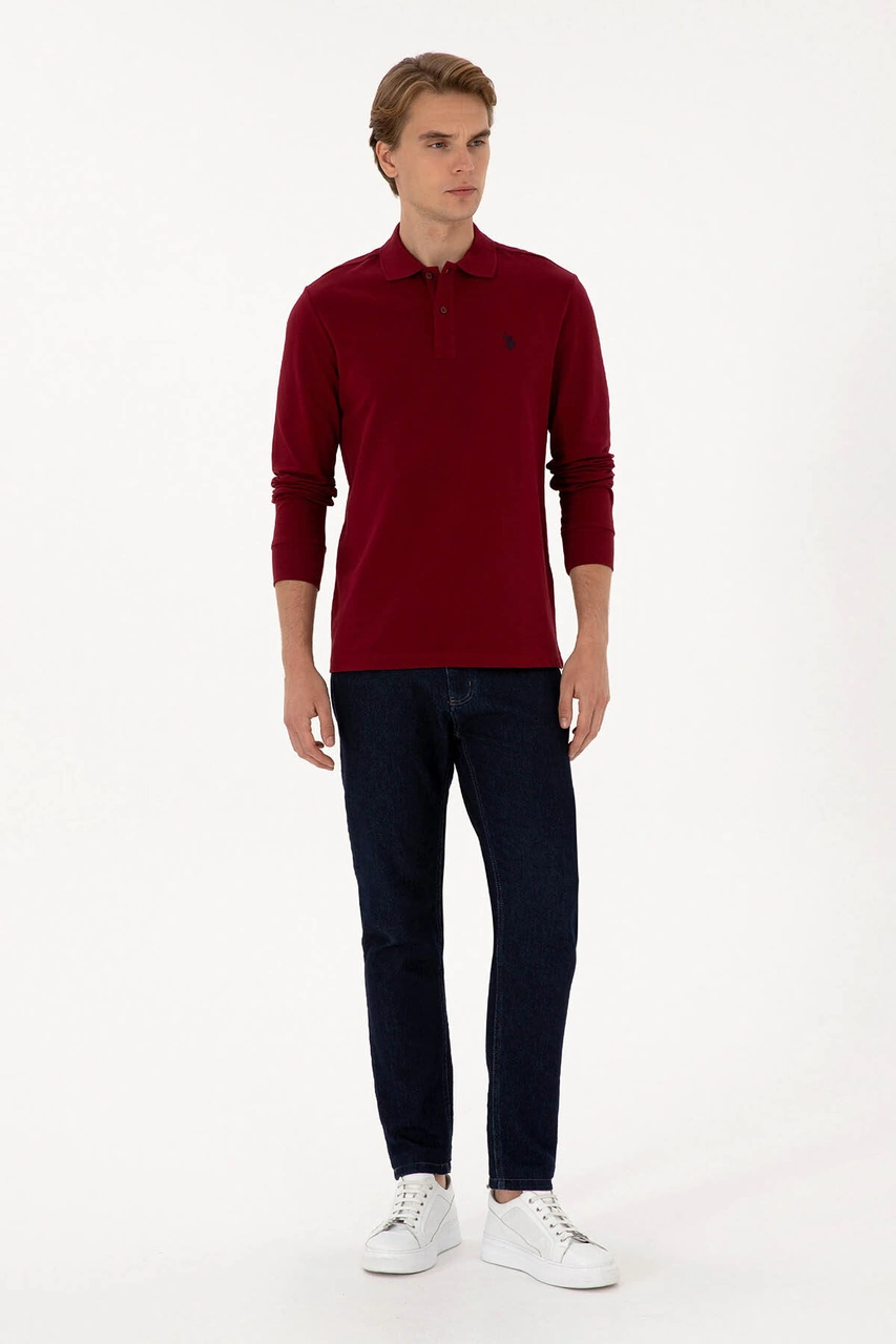 U.s. Polo Assn. Gtp01sk025 Bordo Erkek Sweatshirt 2225784 Bordo