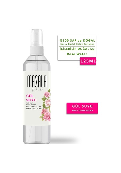 Masala Saf Gül Suyu 3 x 125 ML