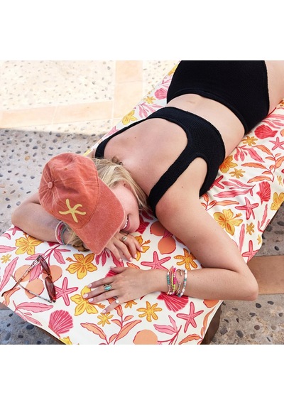 Dock And Bay Plaj Havlusu Design L Tangerine Tide Çok Renkli