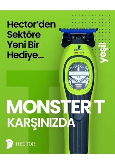 Hector Tıraş Makinesi Monster T Yeşil