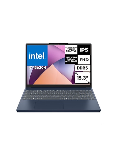 Lenovo IdeaPad Slim 3 15IRH10 83K10060TRAT20 i7-13620H 8 GB 2 TB SSD 15.3" W11H Dizüstü Bilgisayar