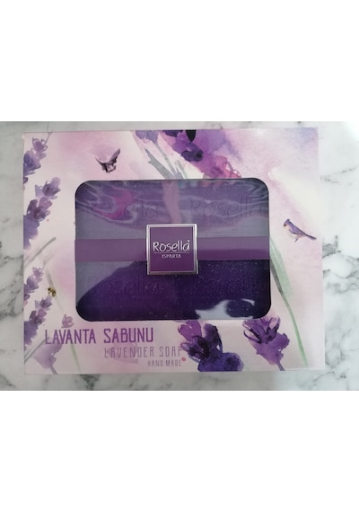 Rosella El Yapımı Lavanta Özlü Sabun 80x4 320gr