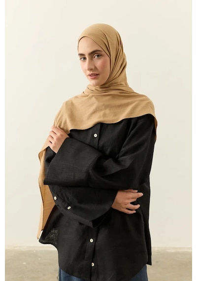 Deserto Fashion Modal Şal Düz Renk-3591 Çok Renkli