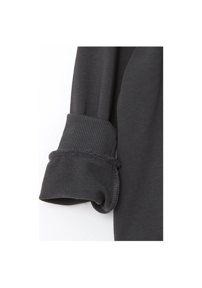 LC Waikiki Lcw Kids Antrasit Bisiklet Yaka Erkek Çocuk Sweatshirt Anthracıte