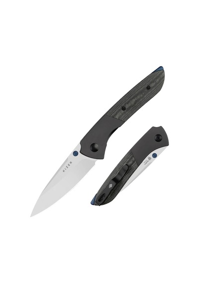 Kizer Spitfire 14c28n Aluminum + Micarta Kizerv 3690a1 Kamp Çakısı Kum