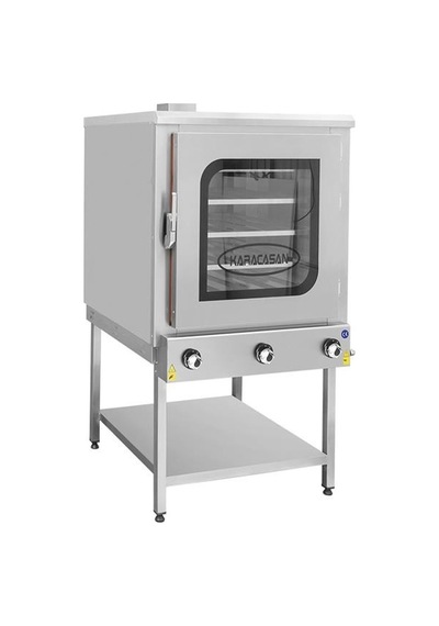 Karacasan Endüstriyel Tek Kapılı 75 Cm Lpg Tüplü Pasta Börek Fırını Krcs.spbfgl.7575.ce