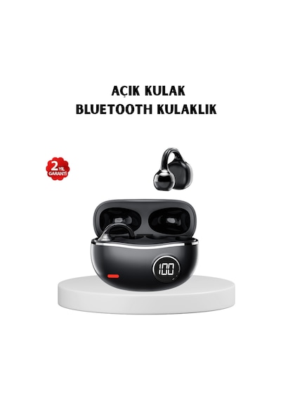 Techmrt Kablosuz Açık Kulak Kulaklık Bluetooth 5.4 Type-c Hızlı Şarj 30 Saat Kulak Içi
