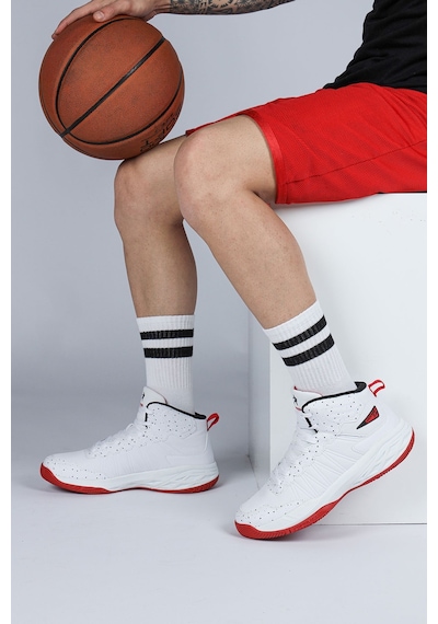 Jump 28531 Beyaz - Kırmızı Erkek Basketbol Spor Ayakkabısı