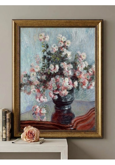 - Gold Vintage Varaklı 60x80 Çerçeveli Tablo Klasik Çiçek Buketi Monet Kasımpatı Çiçekleri Sanat Eseri Yağlı Boya Görünümlü 50x70cm Dokulu Baskı Dekoratif Lüks Salon Tablosu - Gold Vintage Varaklı 60x80 Çerçeveli Tablo Klasik Çiçek Buketi Monet Kasımpatı Çiçekleri Sanat Eseri Yağlı Boya Görünümlü 50x70cm Dokulu Baskı Dekoratif Lüks Salon Tablosu