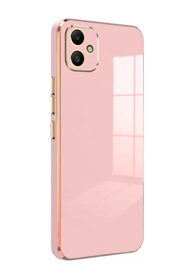 Samsung Galaxy  Uyumlu  A05 Kılıf Volet Silikon - Pembe