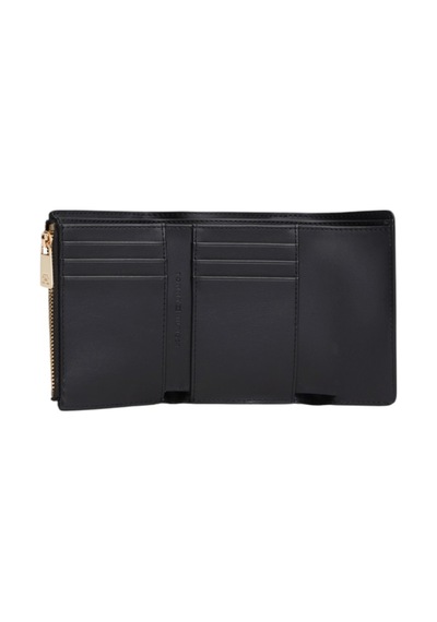 Tommy Hilfiger Th Buckle Trıfold Kadın Siyah Cüzdan - Aw0aw18936