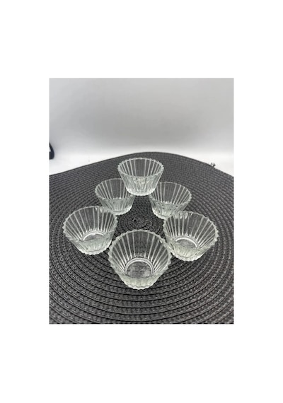Hubrendy Tedarik Cam Mini Sosluk, Lokumluk 6'lı Royaleks-rg-2023 1456034