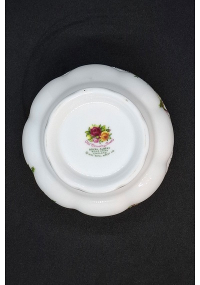 Old Country Roses Bone China England Antika Şekerlik 11 Cm 280 Ml Kırmızı