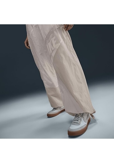 Nike Sportswear Street Woven Open-hem Oversıze Kadın Eşofman Altı-sportxstore Krem