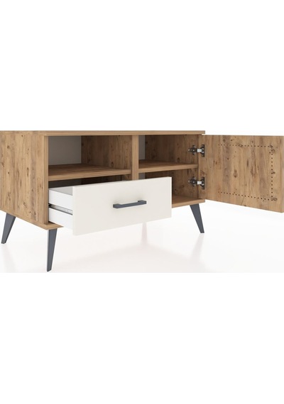 Hyperion Şifonyer 2 Raflı Tek Çekmeceli Tek Kapaklı 88x44x48 Çam-çam/aytaşı Çam/aytaşı Hyperion Şifonyer 2 Raflı Tek Çekmeceli Tek Kapaklı 88x44x48 Çam-çam/aytaşı Çam/aytaşı
