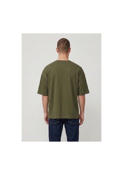 Neco Giyim Unisex Oversize Geniş Kesim %100 Pamuk Yumuşak Dokulu Basic Desenli Bisiklet Yaka Tişört Yeşil Neco Giyim Unisex Oversize Geniş Kesim %100 Pamuk Yumuşak Dokulu Basic Desenli Bisiklet Yaka Tişört Yeşil