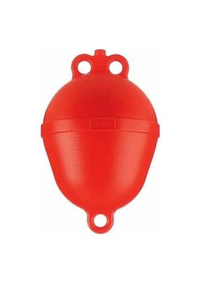 Plastik Armut Tip Kırmızı Tonoz Şamandıra Çift Bağlama Halkalı