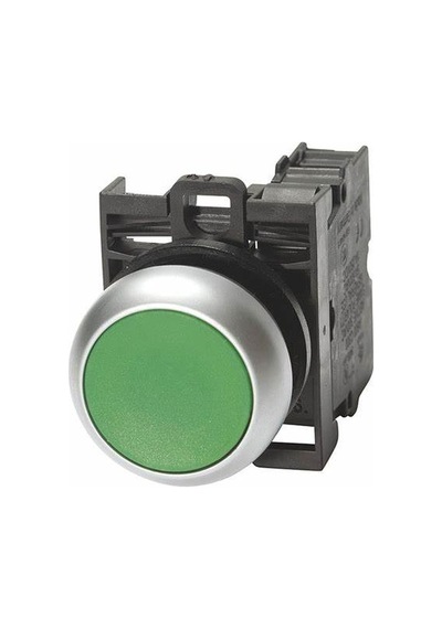 Eaton M22-d-g/k10 ,kontak-1a Yaylı Yeşil M22 Buton