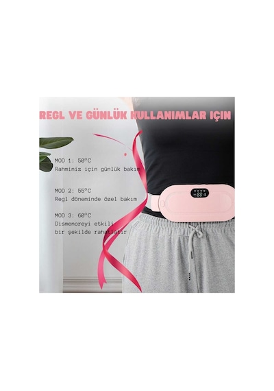 Özel Gün Kemeri - Regl Ağrıları Için Titreşimli Ve 3 Derece 50 -55-60 Isı Veren Kemer Diğer