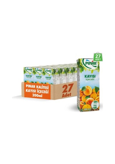 200 Ml Kayısılı Meyve Suyu 27 Adet