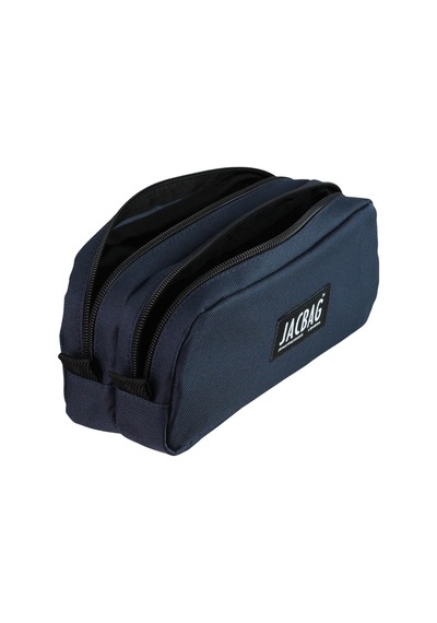 Jacbag Dual Pouch Pencıl Case-çift Bölmeli Kalemkutu - Lacivert Lacivert
