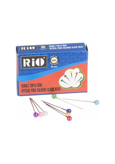 Rio Renkli Başlı Toplu Iğne